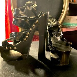 Vintage wood platforms